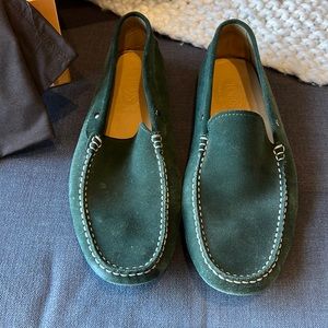 Tod’s Green Suede Loafer
